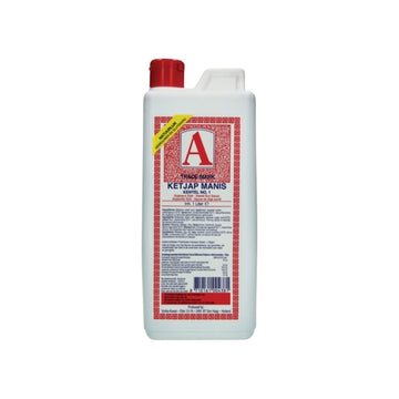 A BRAND Süße dunkle Sojasauce (Ketjap Manis) (ซีอิ๊วดำหวาน ตราเอ) 1000ml - Ohayo Asia Shop