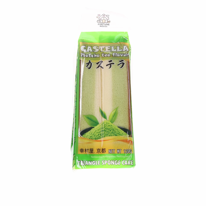 FORTUNE HOUSE Castella Kuchen mit Matcha-Tee-Geschmack (เค้กคัสเตลล่ารสชาเขียวมัทฉะ ฟอร์จูน เฮาส์) 120g