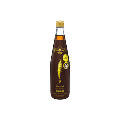 MEGACHEF Premium Fischsauce traditionell 2 Jahre gereift (น้ำปลาแท้ เมกาเชฟ) - Ohayo Asia Shop