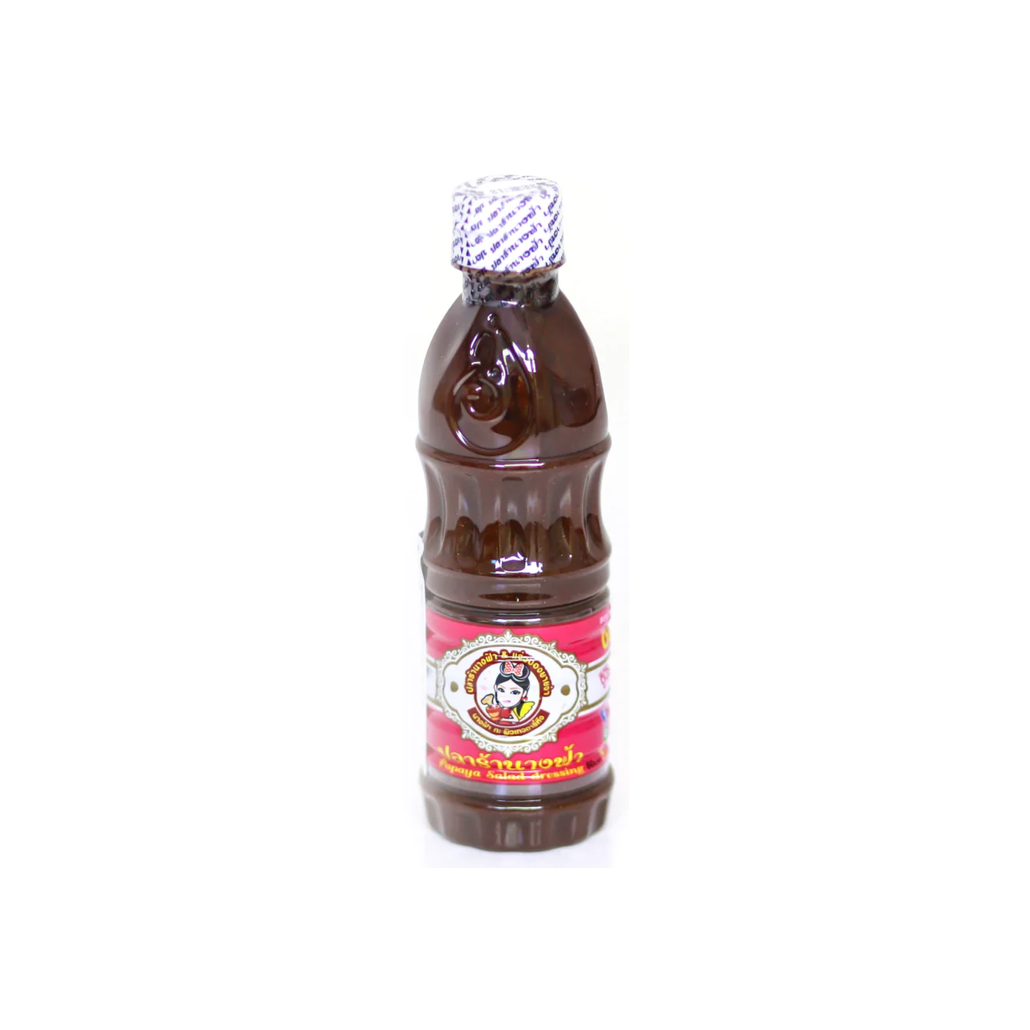 NANGFAH Gewürzte fermentierte Fischsauce (น้ำปลาร้า ฝาขาว นางฟ้า) 400ml - Ohayo Asia Shop