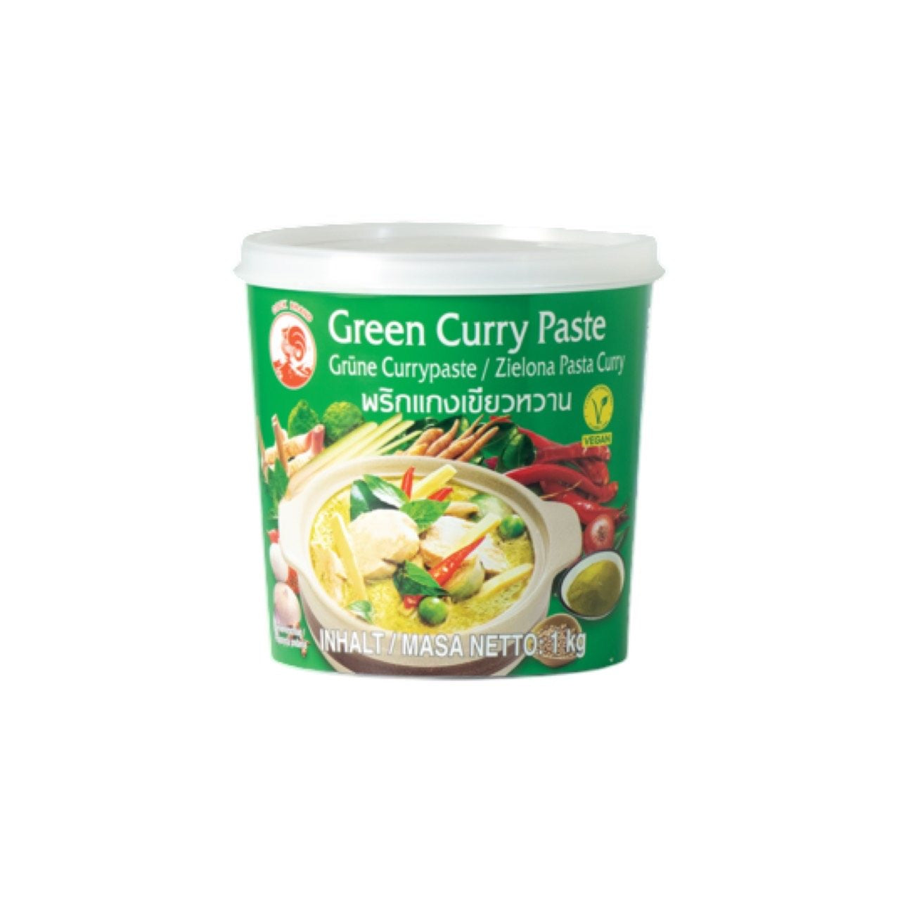 COCK Grüne Currypaste (พริกแกงเขียวหวาน ตราไก่) 1000g