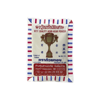 GOLDEN CUP Agar-Agar Pulver (ผงวุ้นชั้นพิเศษ ถ้วยทอง) 25g