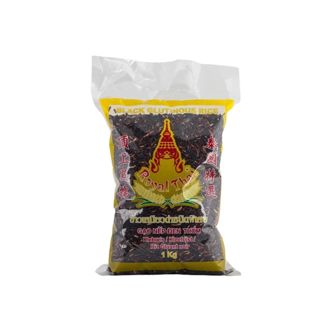 ROYAL THAI Schwarzer Klebreis (ข้าวเหนียวดำ รอยัลไทย) 1000g