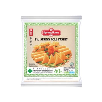 SPRING HOME Tiefgekühlte Teigblätter für Frühlingsrollen (แผ่นปอเปี๊ยะแช่แข็ง สปริงโฮม) 250g - Ohayo Asia Shop