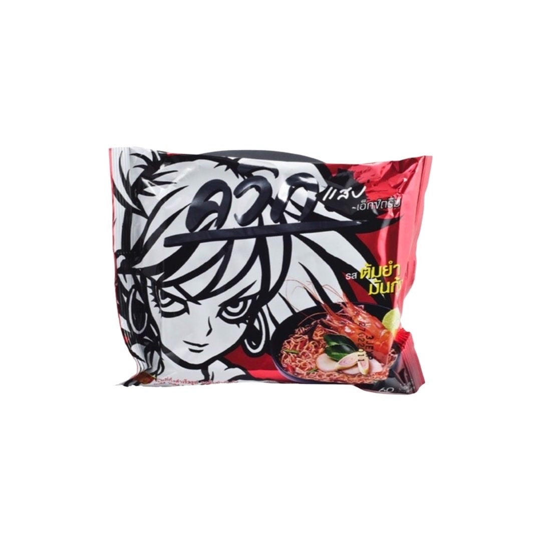 WAIWAI Quick Instantnudeln Chilipaste Tom Yum (รสต้มยำมันกุ้ง ไวไว ควิก) 60g