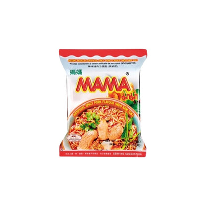 MAMA Instantnudeln mit Schweine-Nam-Tok-Geschmack (รสหมูน้ำตก มาม่า) 55g