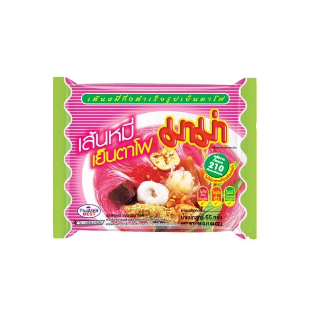 MAMA Instant-Reisnudeln Yen Ta Fo (เส้นหมี่เย็นตาโฟ มาม่า) 55g