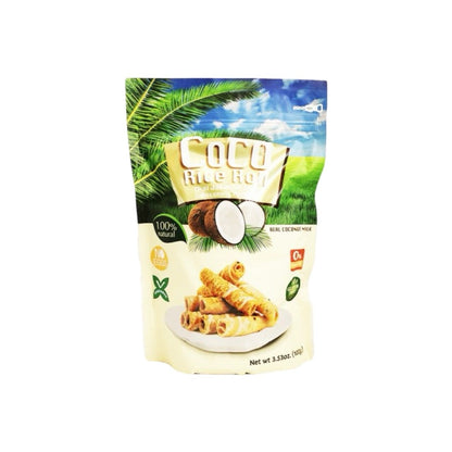 ⚠️BBF: 02.05.2026⚠️COCO RICE ROLL Knusprige Kokosrollen (ทองม้วน โคโคไรซ์โรล) 100g