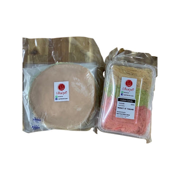 MAE CHUSRI Ayutthaya Zuckerwatte mit Teig (โรตีสายไหมอยุธยา แม่ชูศรี) 500g - Ohayo Asia Shop