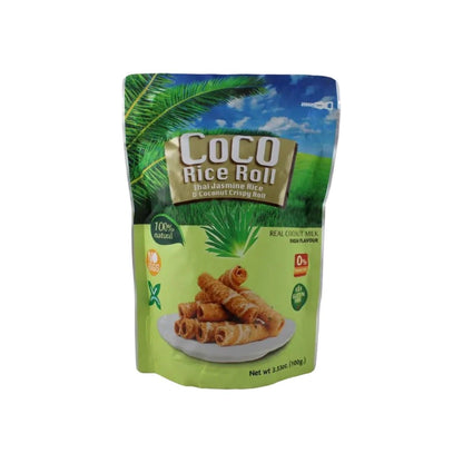 ⚠️BBF: 02.05.2026⚠️COCO RICE ROLL Knusprige Kokosrollen (ทองม้วน โคโคไรซ์โรล) 100g