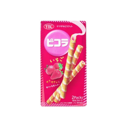 YAMAZAKI Biskuitsticks mit Erdbeercreme (รสสตรอว์เบอร์รี่ บิสกิตแท่งเคลือบครีม ยามาซากิ) 49g