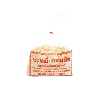 KOBCHAI NOODLE Frische Eiernudeln (บะหมี่เหลือง กอบชัย) 500g - Ohayo Asia Shop