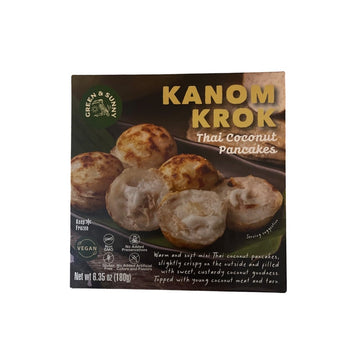 GREEN & SUNNY Tiefgekühlte Thai Kokos Pfannkuchen (ขนมครก กรีนแอนด์ซันนี่) 180g - Ohayo Asia Shop