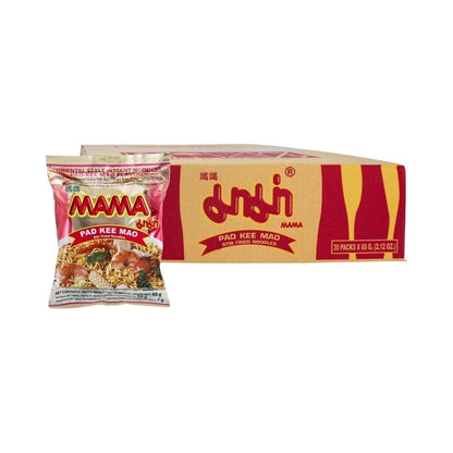 MAMA Instantnudeln Gebratene Kee-Mao-Geschmack (รสผัดขี้เมาแห้ง มาม่า) 30x60g