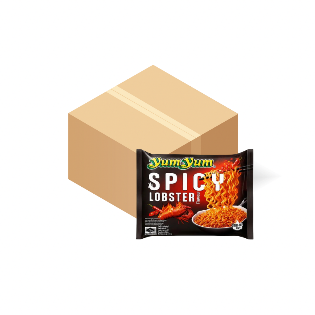 YUMYUM Instantnudeln mit scharfem Hummergeschmack (รสต้มยำกุ้งมังกร ยำยำ) 20x100g