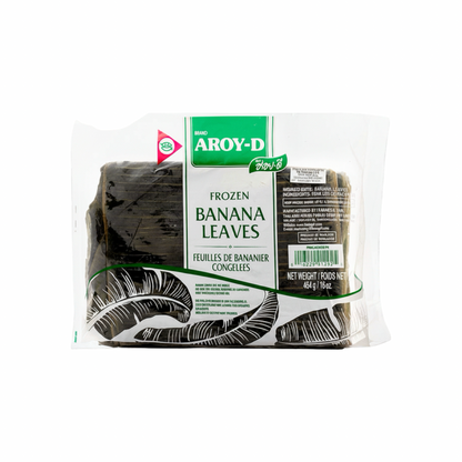 AROY-D Tiefgefrorene Bananenblätter (ใบตองแช่แข็ง อร่อยดี) 454g