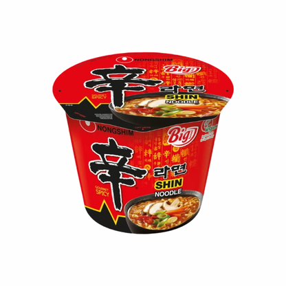 NONGSHIM Shin Ramyun Scharfe Instant-Nudeln Big Bowl (บะหมี่กึ่งสำเร็จรูป ชินรามยอน ถ้วยใหญ่ นงชิม) 114g