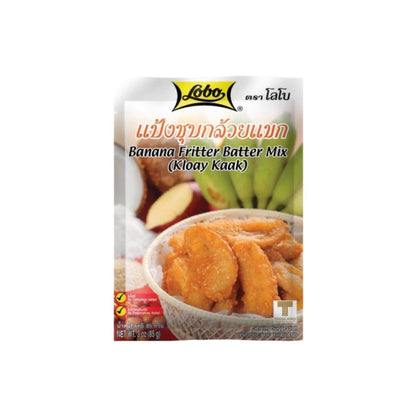 LOBO Banana Fritter Batter Mix (แป้งชุบกล้วยแขก โลโบ) 85g