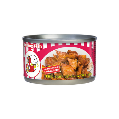 SMILING FISH Frittierte Venusmuscheln mit Chili (หอยลายทอดรสเผ็ด ปุ้มปุ้ย)