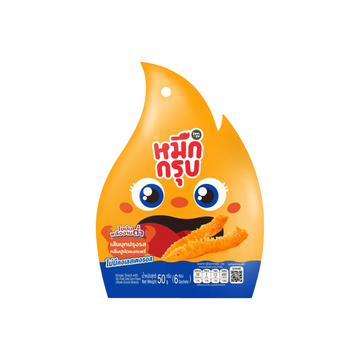 SUNSU Muek Grub - Gewürzte Konjak Streifen (6er Pack) (หมึกกรุบ ซันซุ) 50g - Ohayo Asia Shop