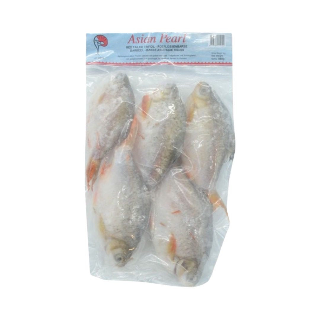 MOOIJER Rotschwanz-Barbe ganz 100/200 (ปลาตะเพียนแช่แข็ง) 1000g