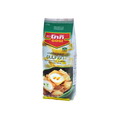 GOGI Mehlmischung für Khanom Krok, thailändische Kokos-Pfannküchlein (แป้งขนมครก โกกิ) 1000g - Ohayo Asia Shop