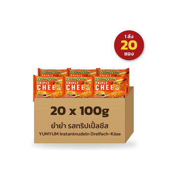 YUMYUM Instantnudeln Dreifach-Käse 20x100g Karton