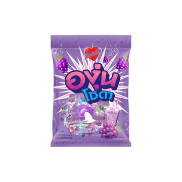 HEARTBEAT Bonbons Traube mit Brausefüllung 300g Beutel (100 Stück)