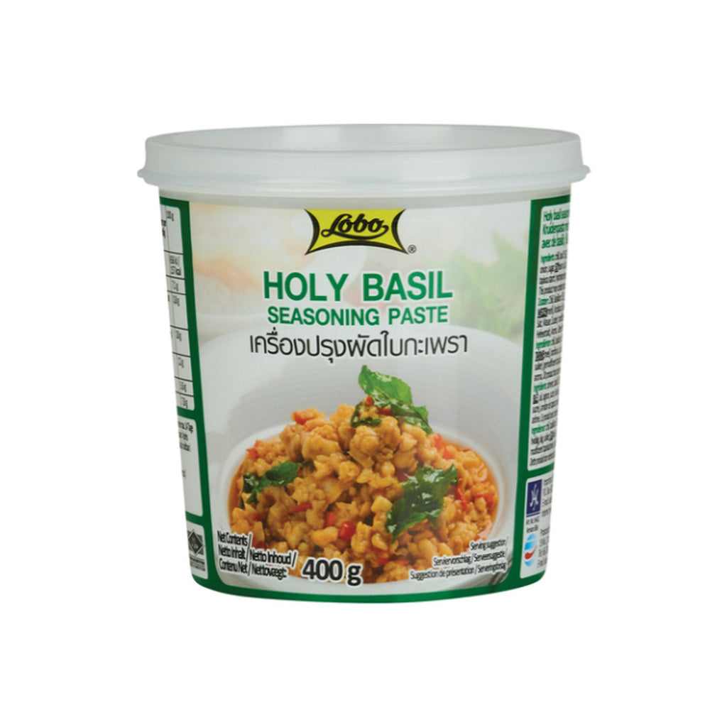 LOBO Paste für gebratenes Basilikum 400g – Becher mit Holy-Basil-Würzpaste - Ohayo Asia Shop