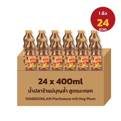 MAEBOONLAM Fischsauce Hog Plum 24x400ml Karton