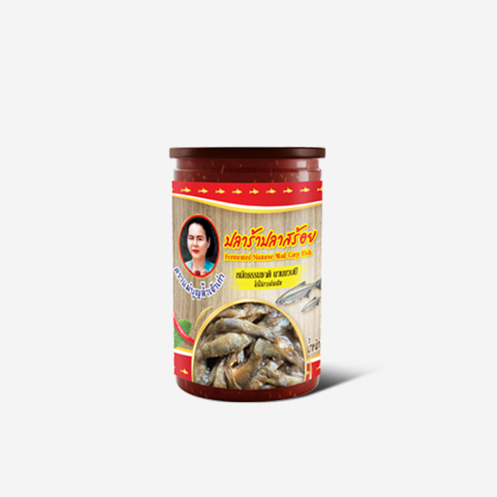 MAEBOONLAM Fermentierter Siamesischer Schlammkarpfen (ปลาร้าปลาสร้อย แม่บุญล้ำ) 500g - Ohayo Asia Shop