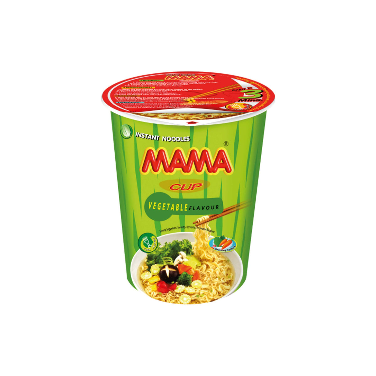 MAMA Instant-Cup-Nudeln Gemüse 70g Becher