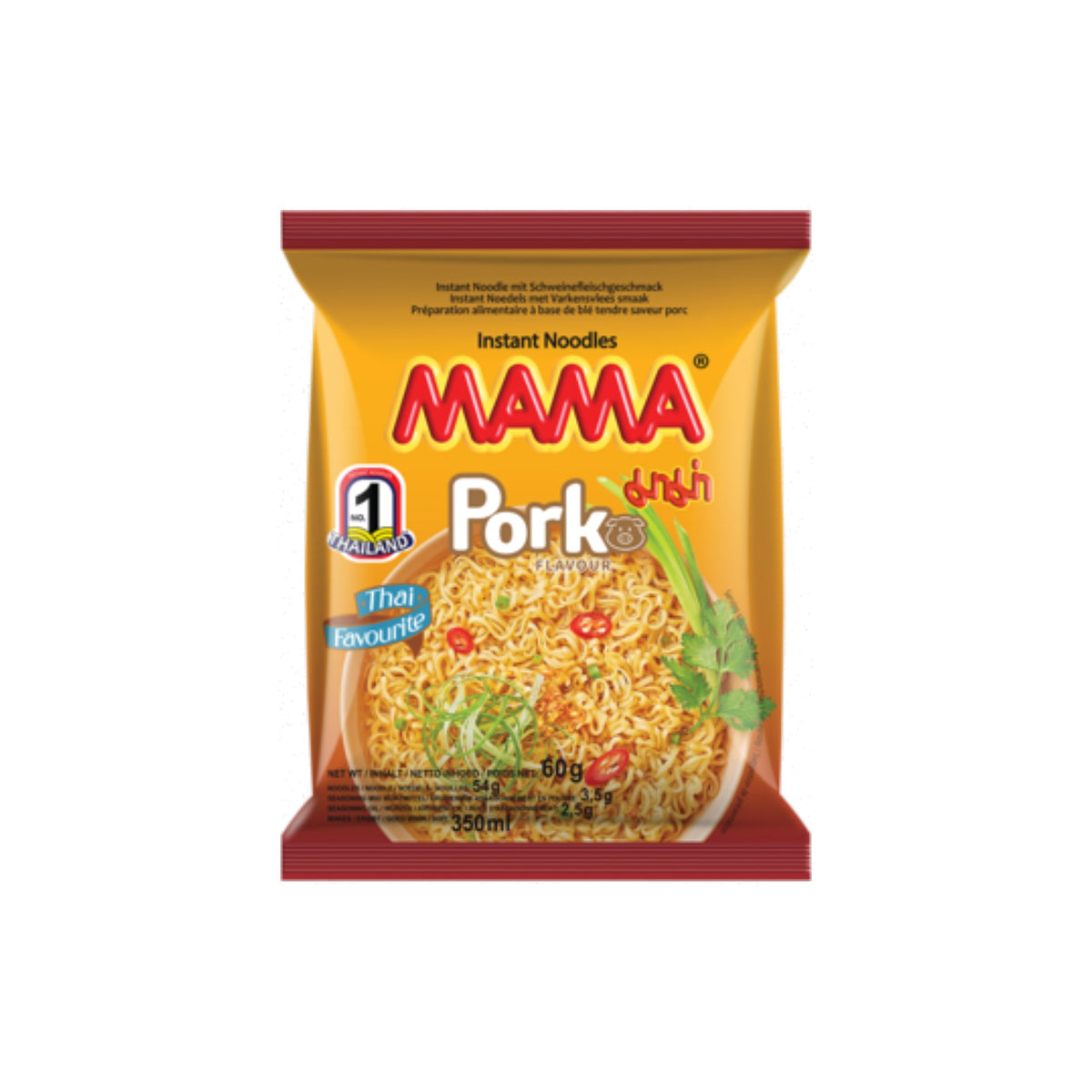 MAMA Instantnudeln Schweinefleisch 60g Packung
