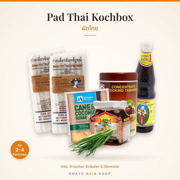 Pad Thai Kochbox mit chinesischem Schnittlauch