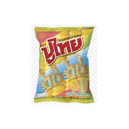 PUTHAI Knuspriger Snack Mais Beutel – thailändischer Weizen-Tapioka-Snack