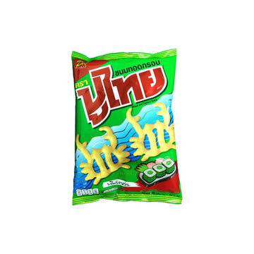 PUTHAI Knuspriger Snack Seetang Beutel – thailändischer Weizen-Tapioka-Snack