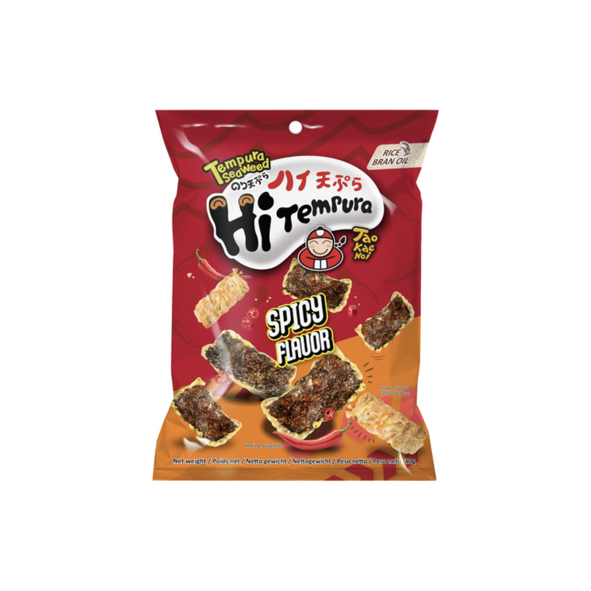 TAOKAENOI Hi Tempura Seetang-Snack scharf paniert 40g