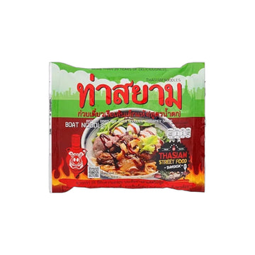 THASIAM Instant-Reisnudeln mit scharfer Sauce (เส้นเล็กแห้ง ซอสเผ็ด ท่าสยาม) 120g - Ohayo Asia Shop