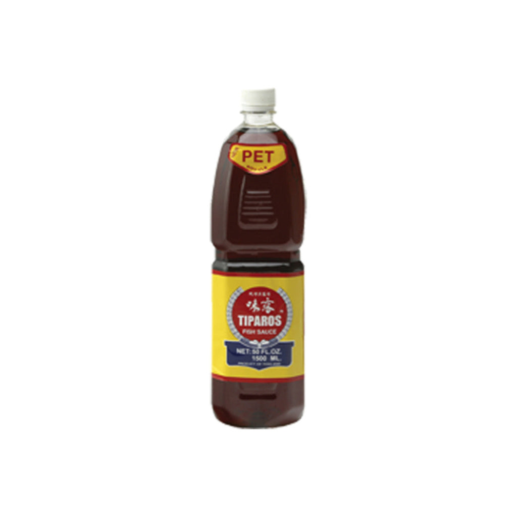 TIPAROS Echte Fischsauce 1500ml – PET-Flasche mit gelbem Etikett - Ohayo Asia Shop