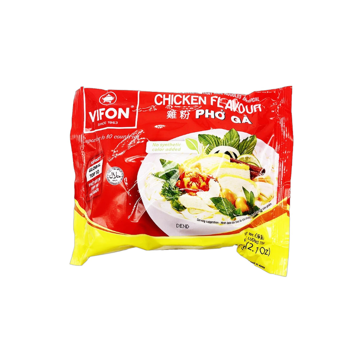 VIFON Pho Ga Hühnchen-Geschmack 60g Packung